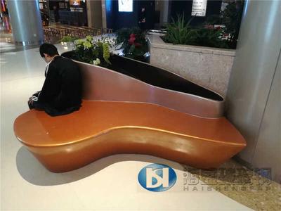 商場美陳玻璃鋼凳子