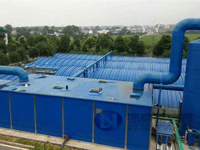 玻璃鋼污水池罩棚