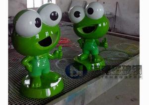 玻璃鋼青蛙雕塑