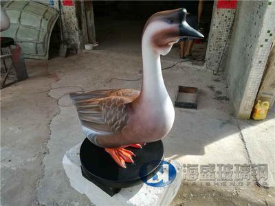 玻璃鋼鵝雕塑