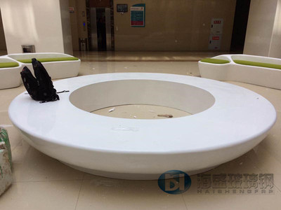 圓形玻璃鋼花池座椅