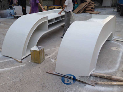 售樓處玻璃鋼異型前臺