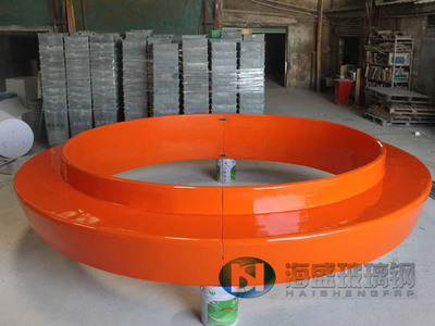 圓形玻璃鋼花池座凳