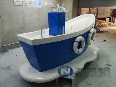 玻璃鋼裝飾擺件船