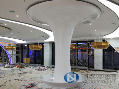 佛山玻璃鋼裝飾柱子座凳