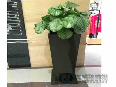 玻璃鋼方形個(gè)性花盆