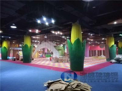 玻璃鋼仿真玉米裝飾柱造型