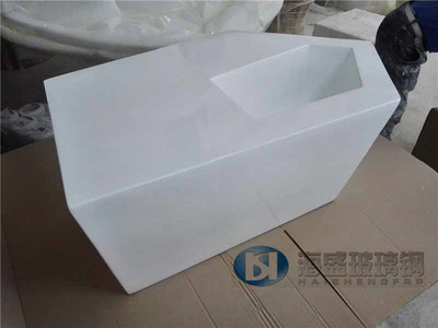 玻璃鋼凌形茶幾定制