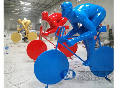 運動玻璃鋼雕塑