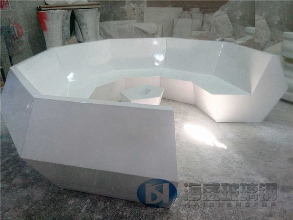 上海玻璃钢弧形组合式休闲椅工程