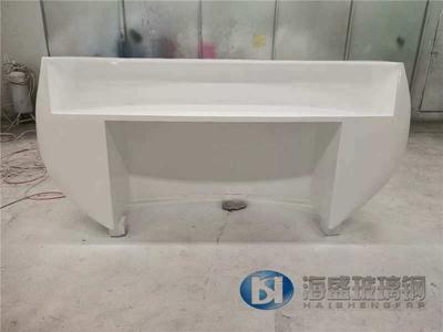 弧形玻璃鋼前臺造型