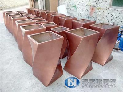 玻璃鋼扭曲花盆