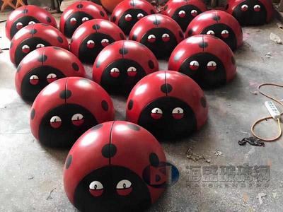 瓢蟲(chóng)玻璃鋼雕塑
