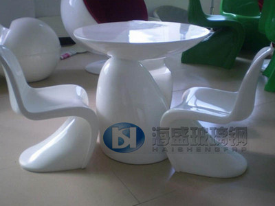 玻璃鋼磨菇茶幾