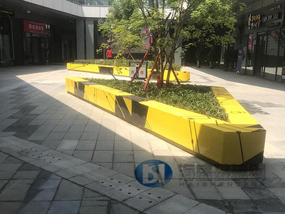 彩澮玻璃鋼花池座凳