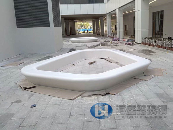 廣州增城玻璃鋼座凳花池工程