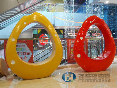 圓環(huán)商場美陳休閑椅